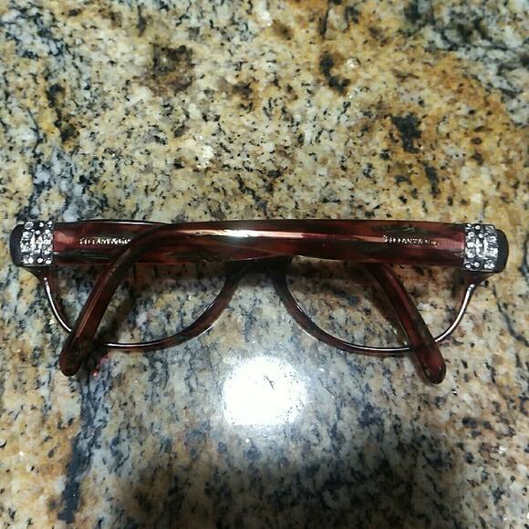 TIFFANY & CO TF2082-B 8146 53-17-135 Brown Havana Eyeglasses Frames Italy - Picture 9 of 11